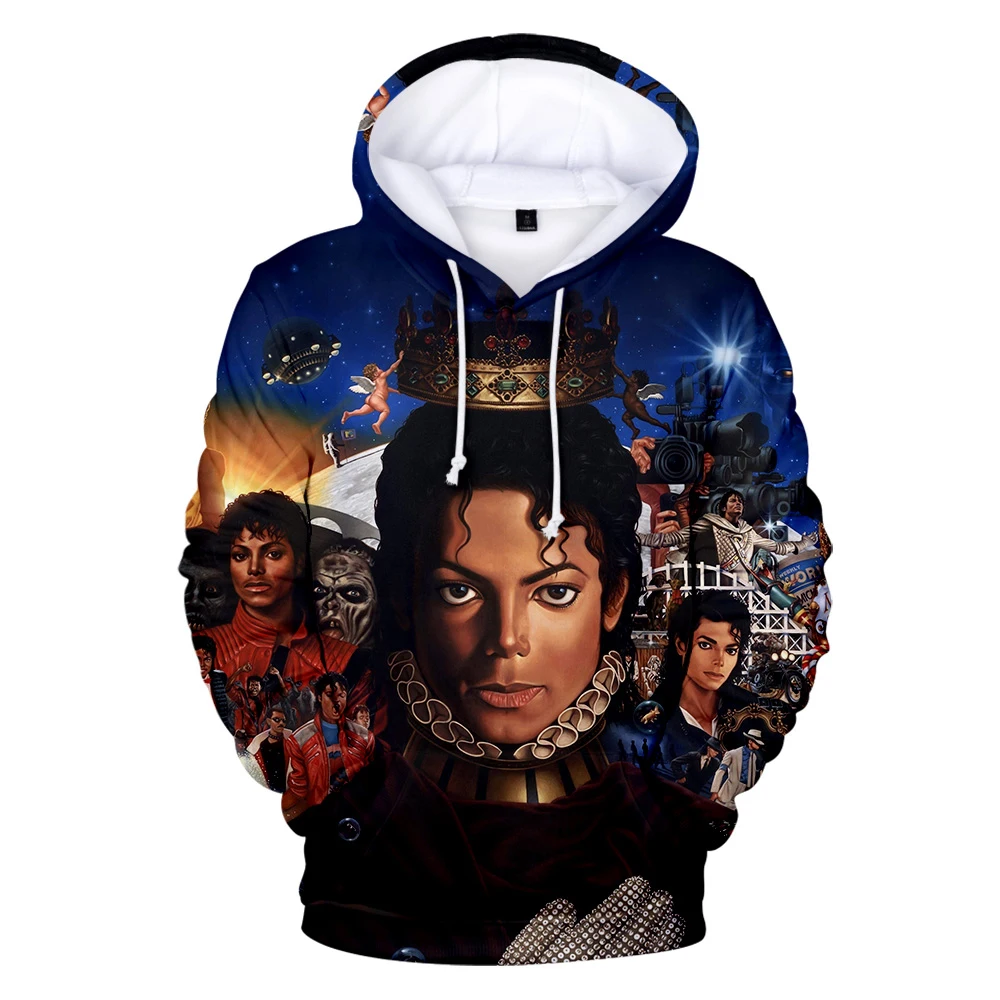 Osobnosti Michael Jackson 3D hoodies muži/ženy/deti Móda Hoodie Spevák Michael Jackson Streetwear Topy deti Oblečenie