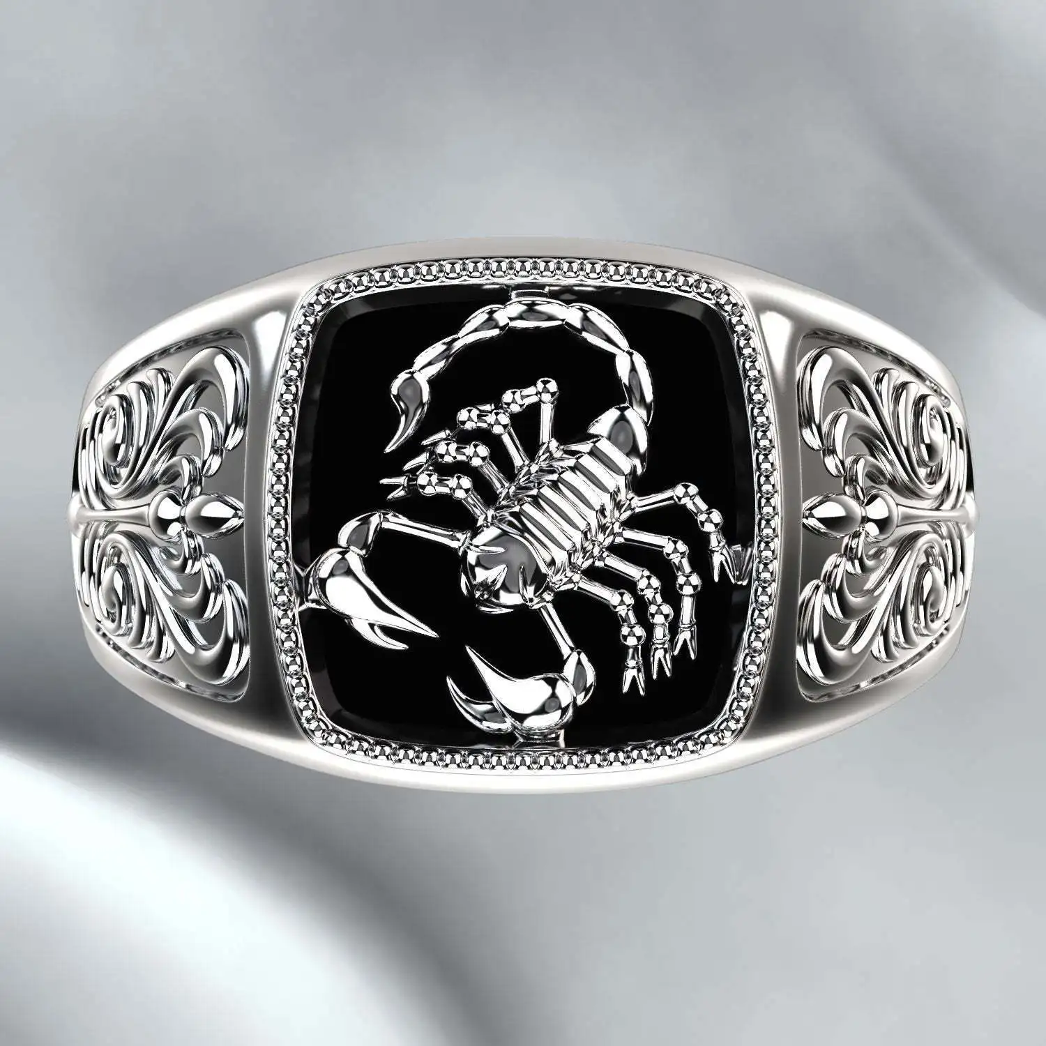 Osobnosti Strieborná Farba Scorpion Krúžky pre Motocykel Strany Steampunk Pohode Biker pánske Prstene Príslušenstvo Milovníka Darčeky, Šperky