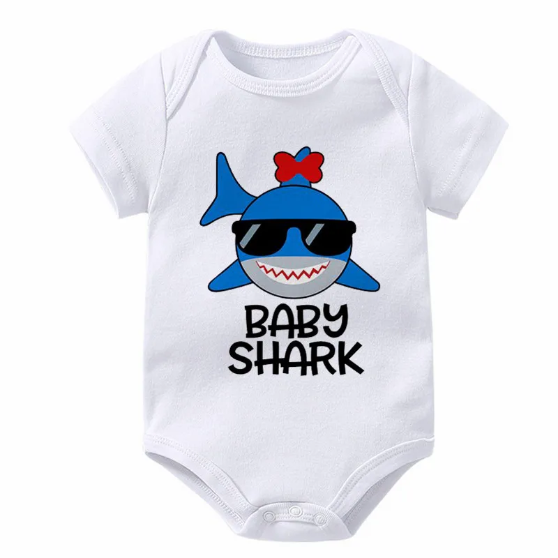 Otecko Mamičke Syn Žralok Zodpovedajúce Rodiny Oblečenie T-shirt 2020 Funny Baby Dieťa Narodeniny Tričko Vlastné Meno Oblečenie