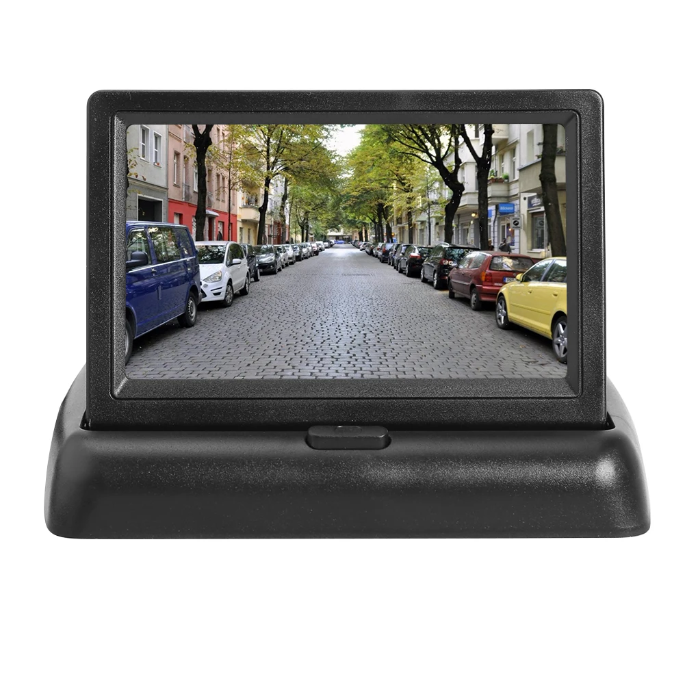 PAL/NTSC Auto Vozidla parkovacia Kamera 4.3 palcový 5 palca TFT LCD Auto Monitor Auto parkovacia Kamera HD Monitor