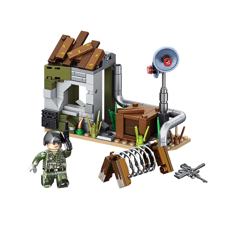 PANLOS Kompatibilný S LegoINGlys Stavebné Bloky WW2 Teroristické Úradník Vojak Bojový Drill MOC detské Hračky Nálepky Darček