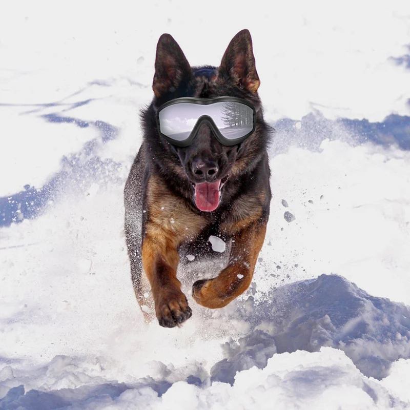 Pet okuliare psa produkty okuliare nepremokavé windproof ochranu proti slnečnému žiareniu UV dôkaz veľký pes okuliare