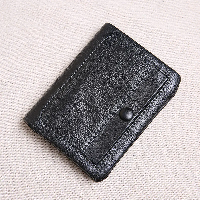 PNDME bežné návrhár luxusných originálne kožené pánske peňaženky ručné mäkké prvá vrstva cowhide mládež jednoduché čierne krátke malé kabelky