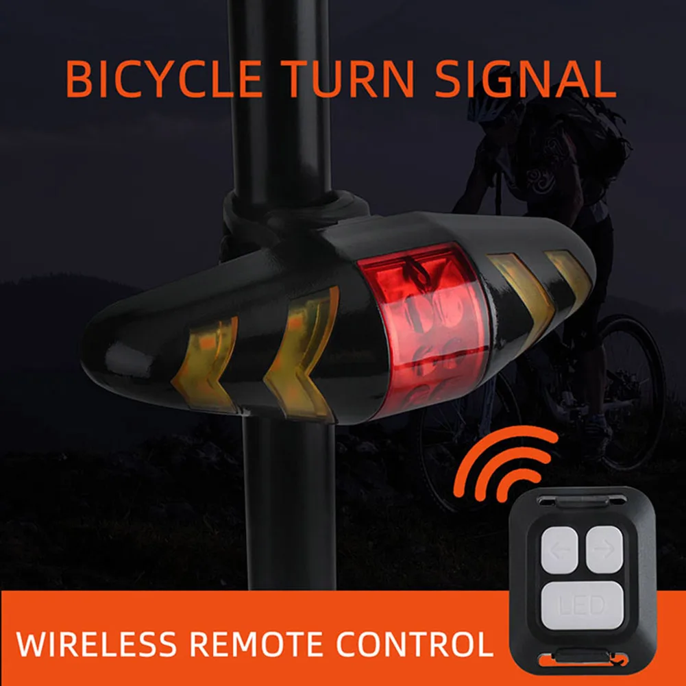 Požičovňa LED zadné svetlo na Bicykel Zadné koncových svetiel Smart Bezdrôtové Diaľkové Ovládanie Zase Signálneho Svetla Cyklistické Bezpečnostné Výstražné Svietidlo