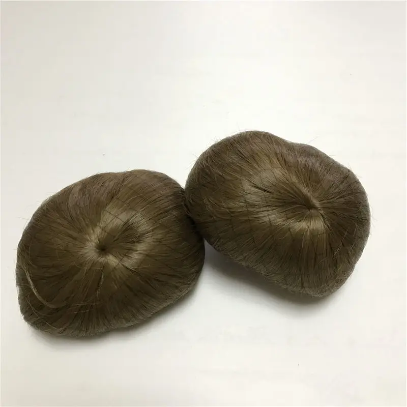 Pre 40-45 cm Reborn Bábiky Svetlo hnedá pri montáži vlepí Vlasy Parochňa 17 a 18 palcové Reborn Bábiky Vlasy DIY NPK Bábika Príslušenstvo