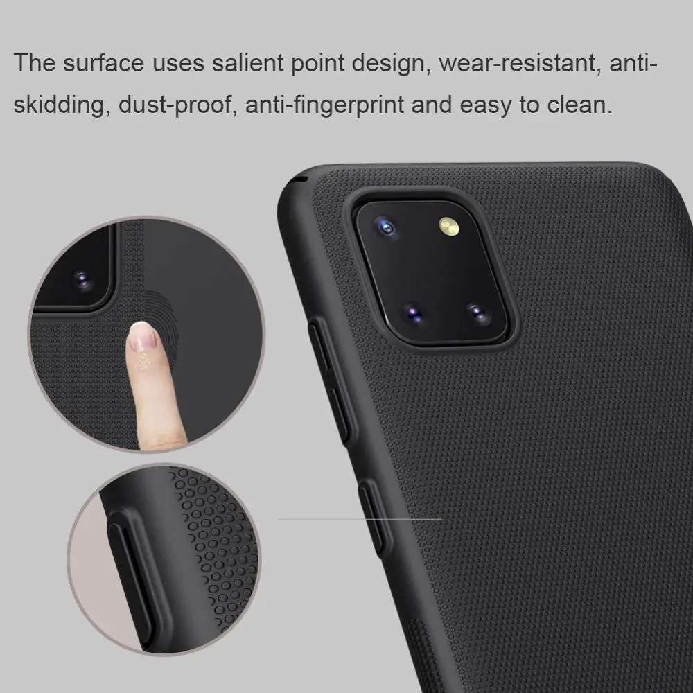 Pre Galaxy Note 10 Lite Prípade NILLKIN Matné Štít pevný matný zadný kryt prípade non-slip obal pre Samsung SM-N770F