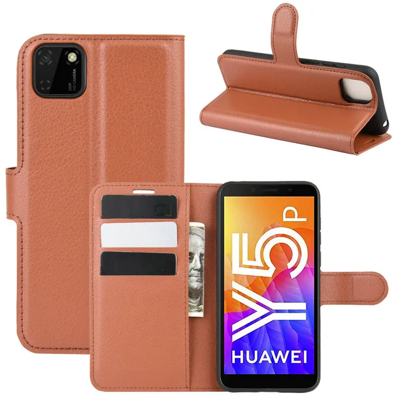Pre Huawei Y5p Luxusnej Kože Flip puzdro pre Česť 9S VYHĽADÁVANÉ-LX9 Kryt Telefónu Peňaženky prípade so Stojanom