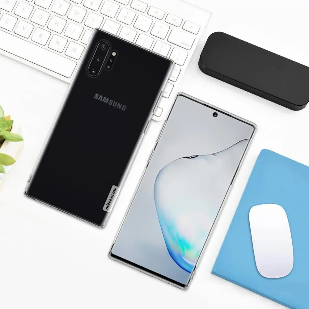 Pre Samsung Galaxy Note 10 Plus Prípade Nillkin TPU Telefón Prípade Silikónový Kryt Jasný Prípad pre Samsung Poznámku 10 Plus Nilkin Zadný Kryt