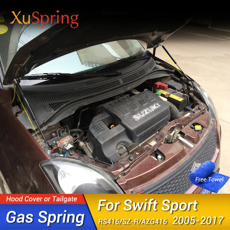 Pre Suzuki Swift Sport RS416 AZG416 SZ-R 2005 2017 Auto Kryt Kapoty Zdvíhacie Podpora Jar Šok Vzpery Bary Hydraulické Tyče
