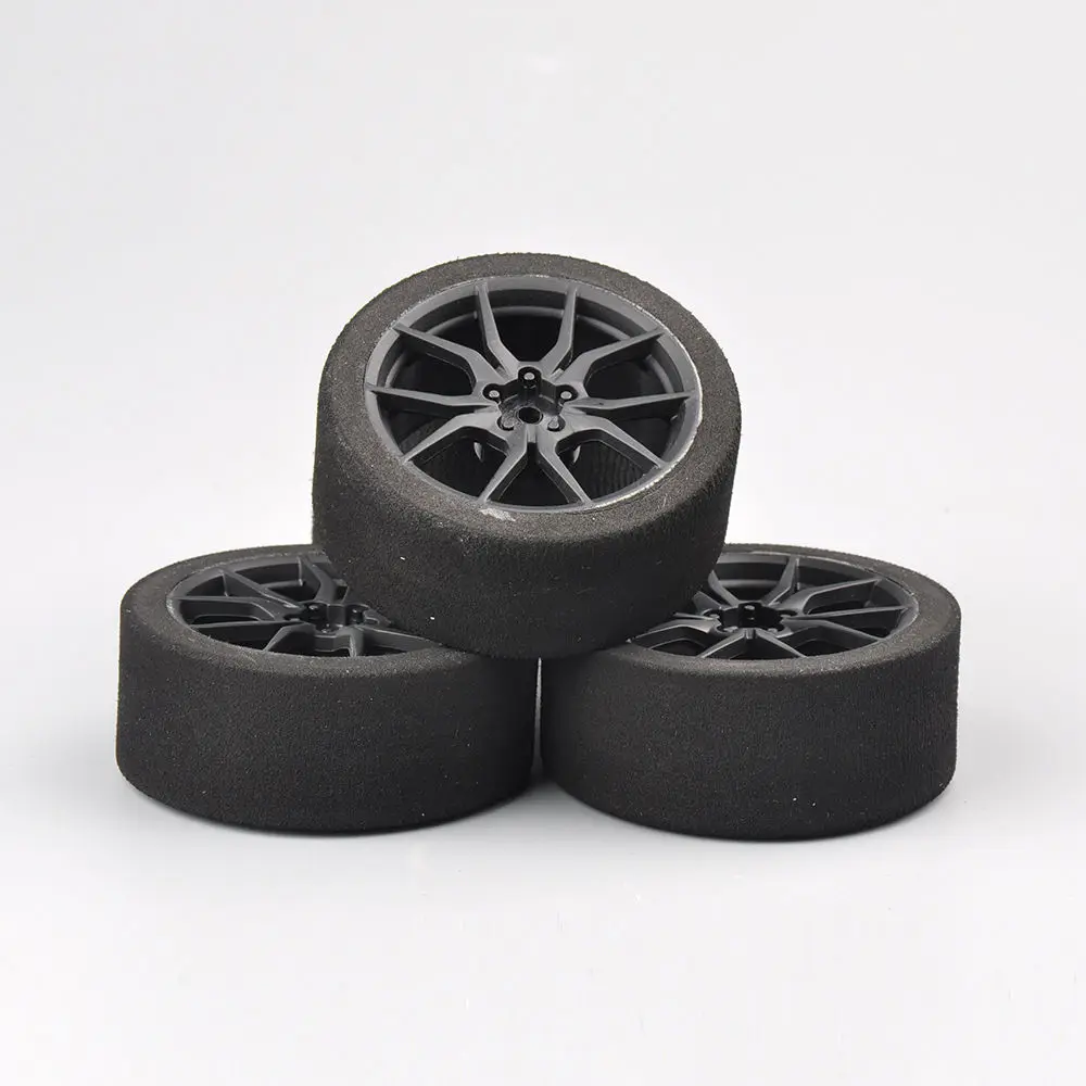 Predpredaj 4pcs/set racing penové pneumatiky kolesa rim nastaviť pre HSP HPI 1/10 na ceste RC auto 12mm hex RC pretekárske autá diely príslušenstvo