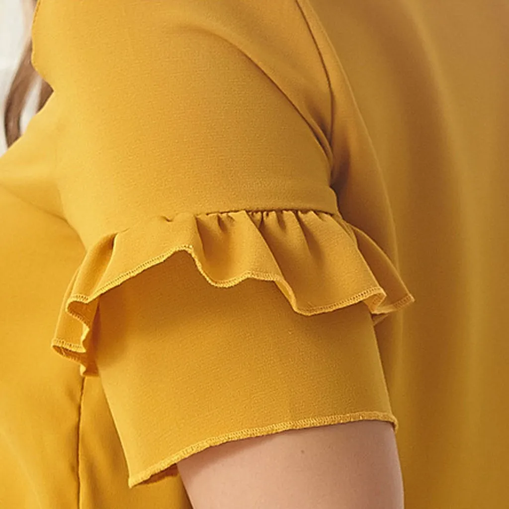 Prehrabať Letné Šaty 2020 Pláži Sexy Mini Krátke Voľné Šaty Bežné Pevné Žltá Plus Veľkosť Strany Mini Šaty Žien#J30