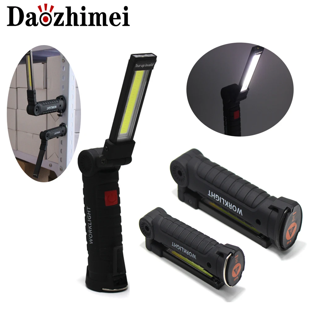 Prenosné 3-Režim KLASU Baterka Pochodeň USB Nabíjateľné LED Pracovné Svetlo Magnetické KLASU lanterna Závesné Svietidlo Pre Outdoor Camping