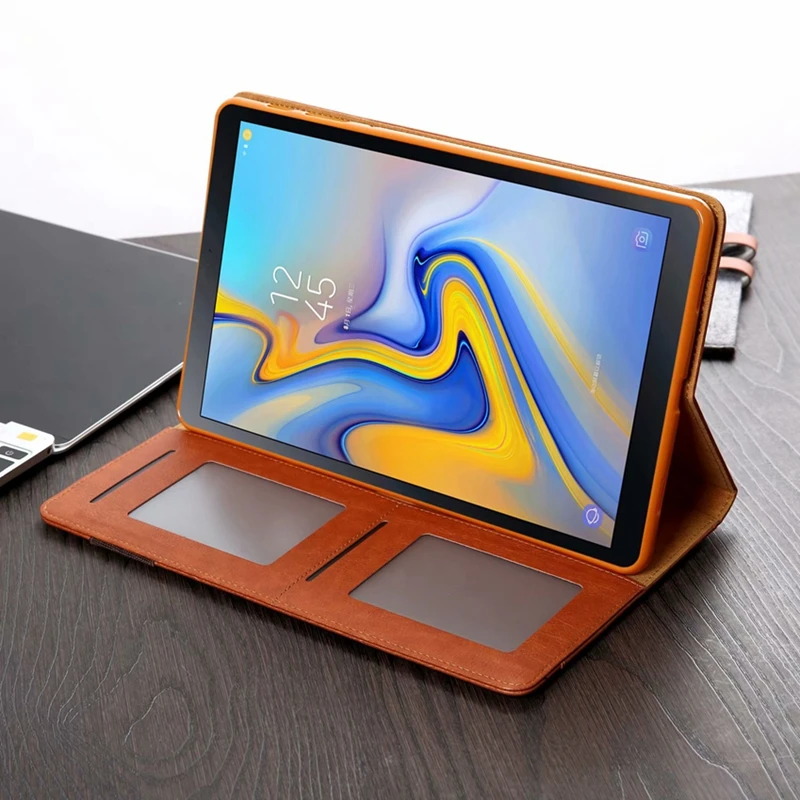 Prípad tabletu Samsung Galaxy Tab A2 T590 PU Kožené Kryt pre Samsung Tab 8.0-T385/10.1 T580/ S3 T820/ S4 T830 Flip Case Taška