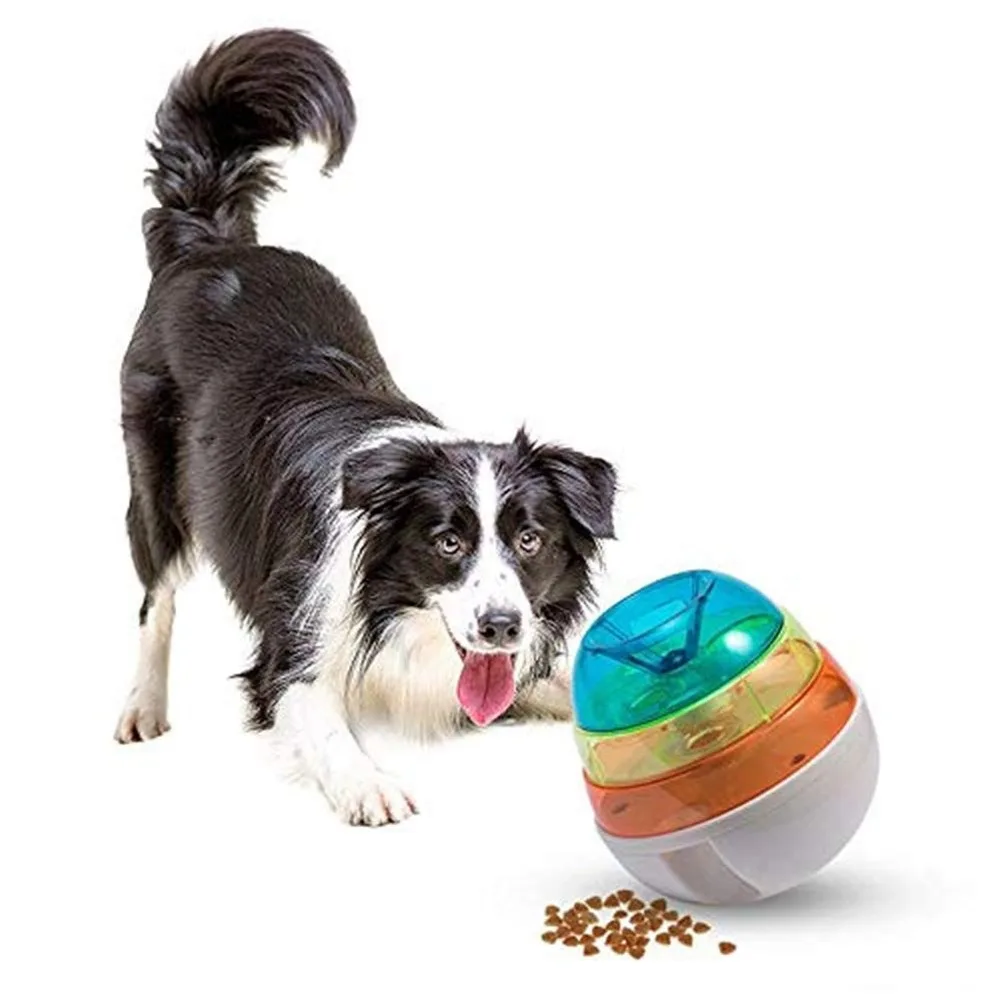 Psa Liečiť Dávkovanie Interaktívne Hračka Psov Tumbler Potravín Úniku Hračky Pet IQ Hrať Loptu pre Malé a Stredne Veľké Psy a Mačky