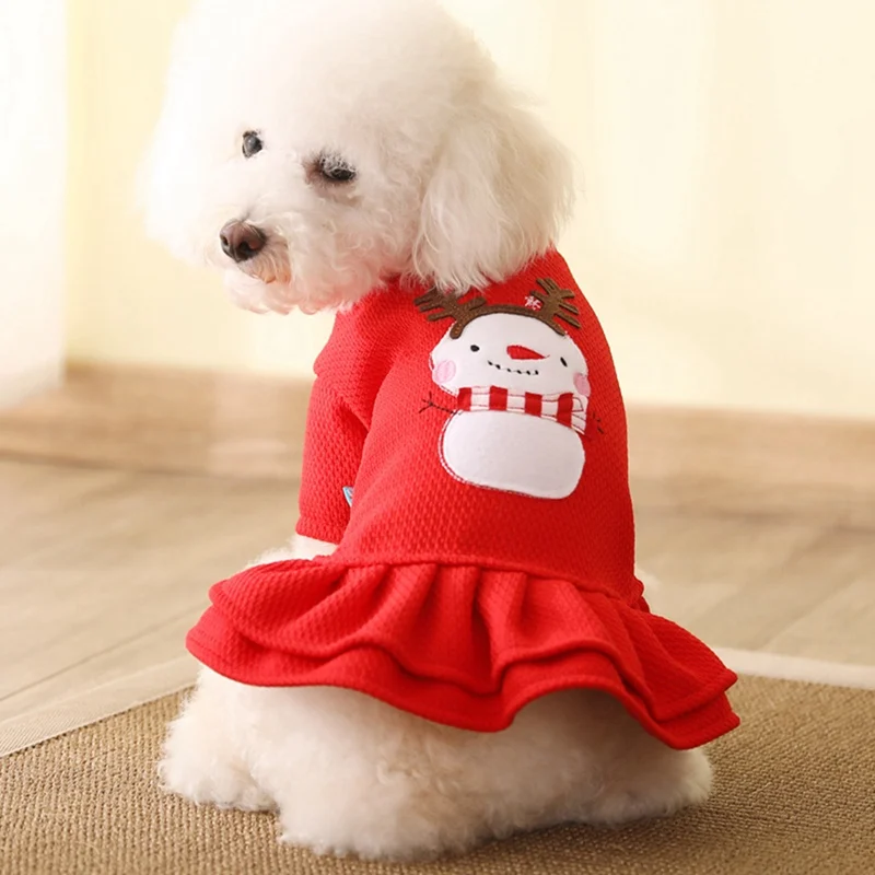 Psa Šaty Vianočné Oblečenie Pre Psy, Pár Tričko Šaty, Kostým Pes, Mačka Kabát Yorkshire Teriér Pet Oblečenie Pre Malé Psy A Mačky