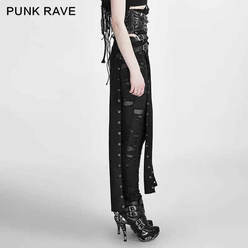 PUNK RAVE Ženy Punk Štýl Sexy Sukne Vintage Rock Copslay Fáze Výkonu Sukne Osobnosti Hip Hop Streetwear Sukne