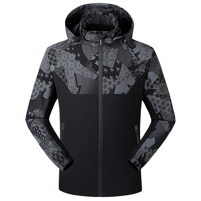 Pánske športové oblečenie bežné windbreaker bunda mužov streetwear jar jeseň Bombardér coats hoodies muž Značku Oblečenia veľkosť L~6XL