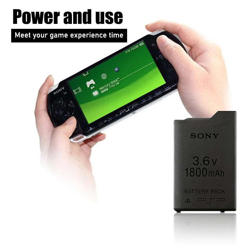 Pôvodný pre Sony PSP1000 PSP 1000 Gamepad PlayStation Portable Radič 1800mAh Nové Replacment Batérie
