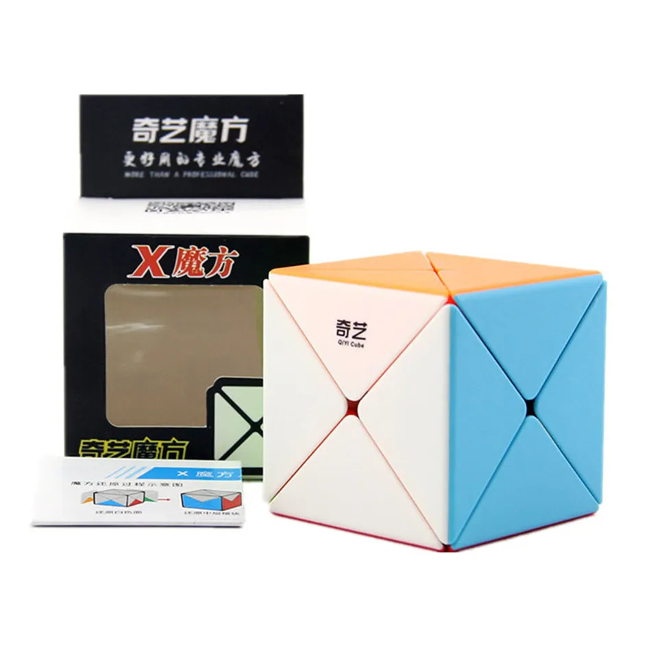 Qiyi X Kocka 2x2x2 X-tvarované magic cube qiyi X rýchlosť kocka 2x2 Divné-tvar puzzle, kocky, Hračky