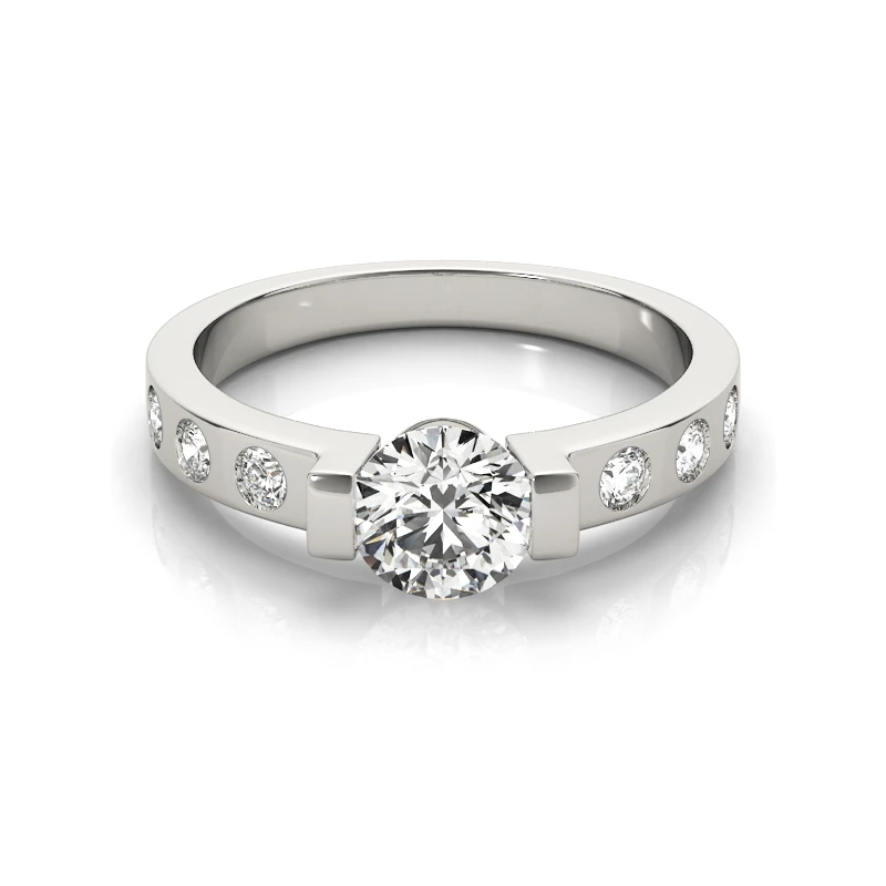 QYI strieborné prstene pre ženy Kubický Zirkón Kameň 925 Sterling Silver Zásnubné Prstene Ženy Módne Šperky Ženské modely