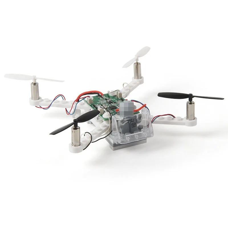 RC Vrtuľník DIY Stavebné Bloky Drone 2.4 G 4CH Mini 3D Tehly Quadcopter Montáž Vzdelávacie Hračky