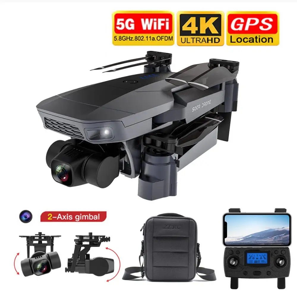 RCtown 2020 Nové Sg907 Pro 5g Wifi Drone 2-os Gimbal 4k Kamera, Wifi, Gps Rc Drone Hračky Rc Štyri osi Profesionálne Skladacie Hučí