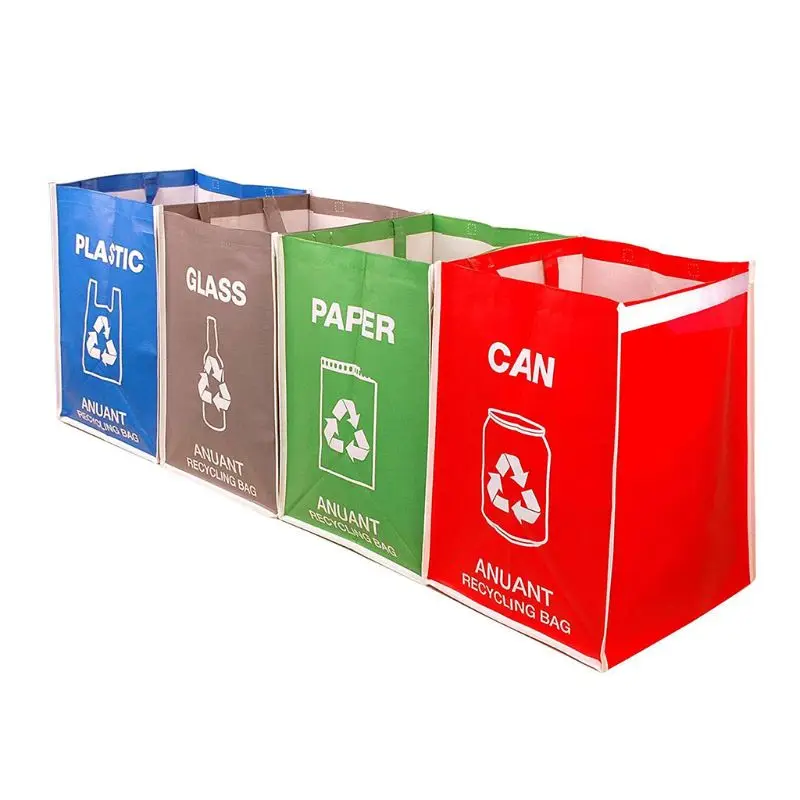 Samostatné Recyklácia Odpadu Bin Tašky pre Kuchyne, Kancelárie v Domácnosti - Recyklovať Smeti, Odpadky, Koše na Triedenie Organizátor Nepremokavé Košíky C