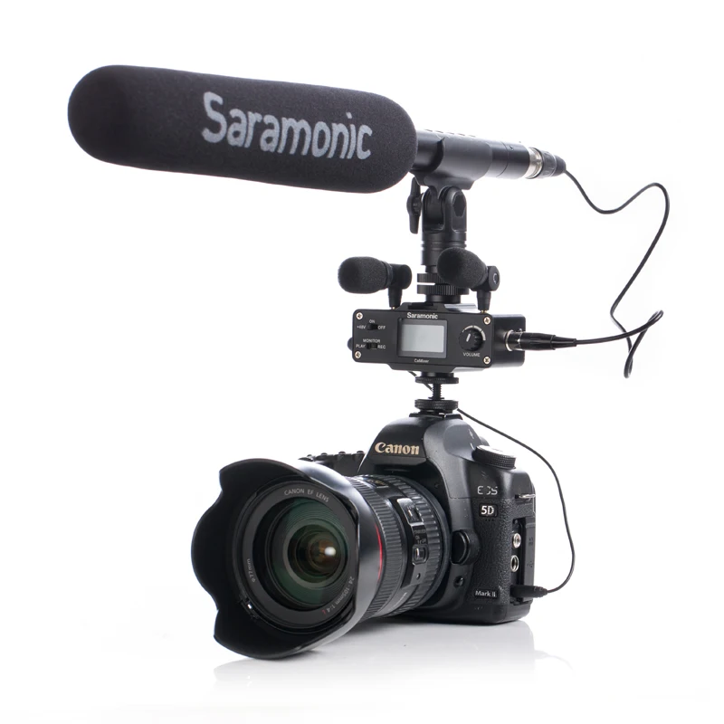 Saramonic SR-XM1 3,5 mm Bezdrôtový Všesmerového Mikrofón, Video, Mikrofón pre GoPro Hero 7 6 5 DSLR DJI Osmo Akcie Osmo Vrecku