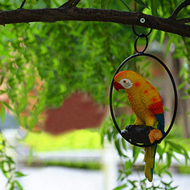 Simulácia Živice Papagáj Domáce Dekorácie, Remeselné Tvorivé Zvierat, Vtákov, Model Garden a Svadobné Dekorácie, Darčekové Zvierat, Vtákov