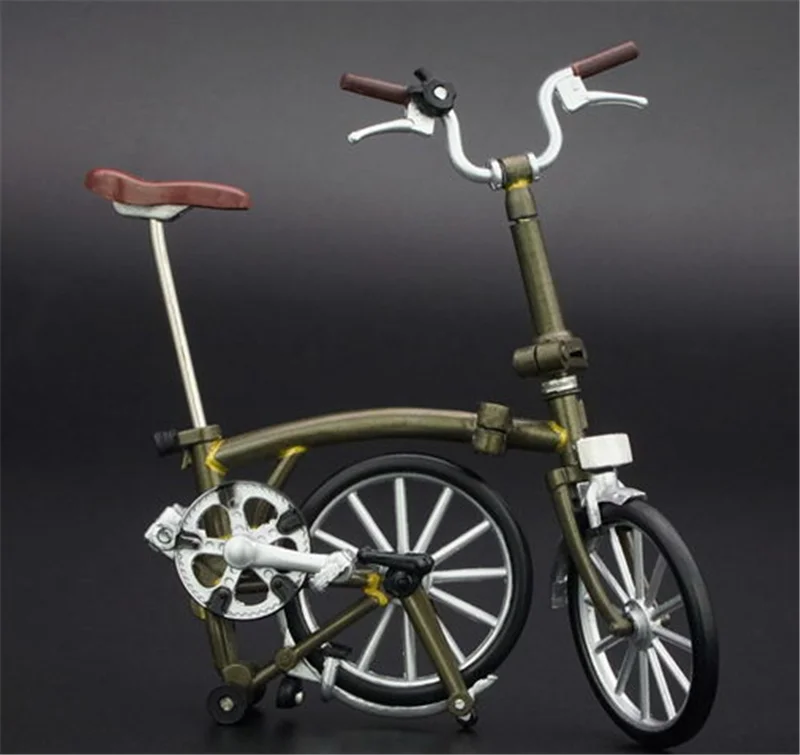 Skladací bicykel model brompton bike 1:6 veľkosť ventilátora dekorácie