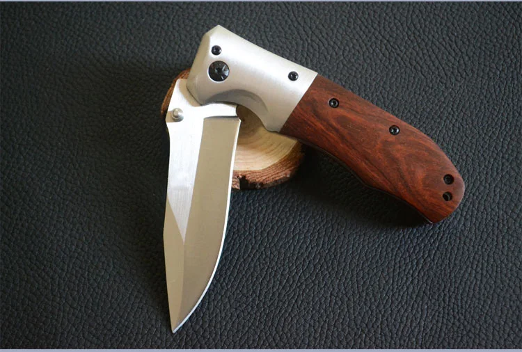 Skladací nôž 3Cr13 Čepeľ Rosewood Rukoväť Taktický Nôž Vreckový Camping Nástroj Lovecký Nôž na Prežitie nože SDIYABEIZ