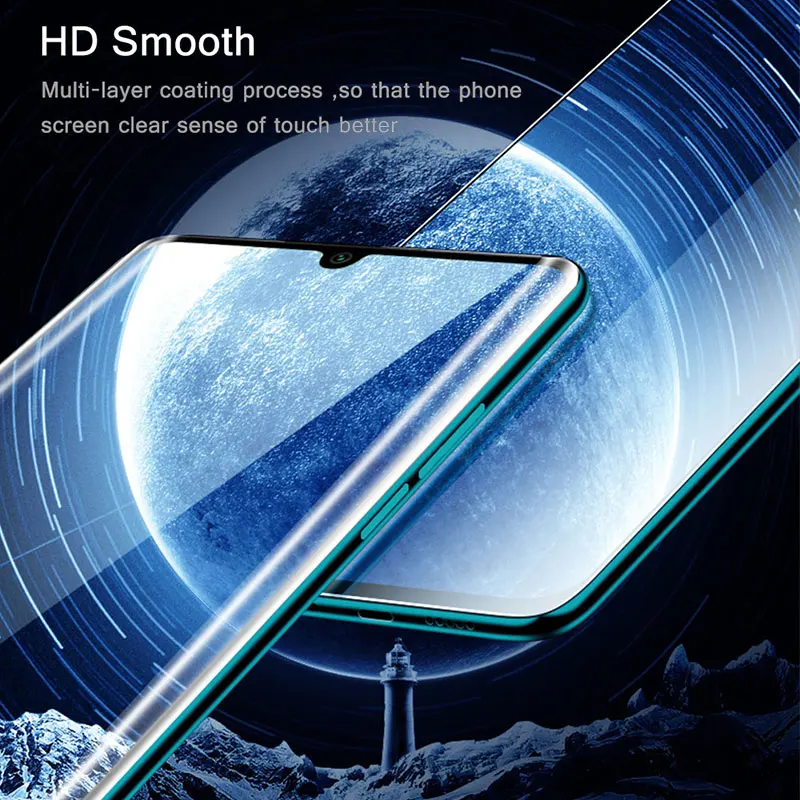 Sklo pre Xiao Mi Poznámka 10 Tvrdené Sklo Ohýbané Úplné Pokrytie Ultra-tenké Screen Protector Skla pre Xiao Mi Note10 Pro Filmy
