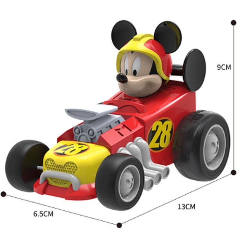 Skutočné Disney toy nastaviť autíčka die-odlievanie Mickey Minnie priebežného akčného animácie postáv model detských hračiek darček k narodeninám