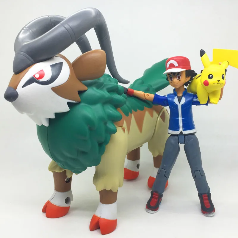 Skutočné TAKARA TOMY Pokemon Akcie Obrázok Pocket Monster Spoločné Movabl Gogoat Ash Ketchum Model Kolekcie
