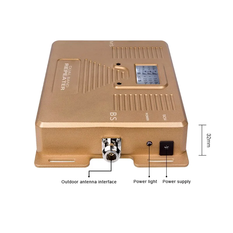 Smart 2G+4G signál booster DUAL BAND 2g/3g, 4g 850/1800mhz CDMA+ DCS mobile Opakovač signálu celulárnej zosilňovač Súpravy