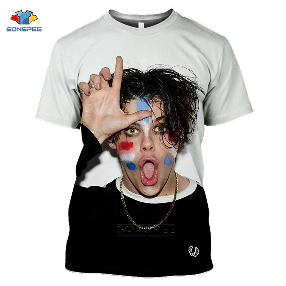 SONSPEE 2020 Nový Príchod Hip Hop Yungblud T-shirts Ženy, Mužov, Deti, 3d Tričko Lete Polyester Harajuku Nadrozmerné T Shirt Homme