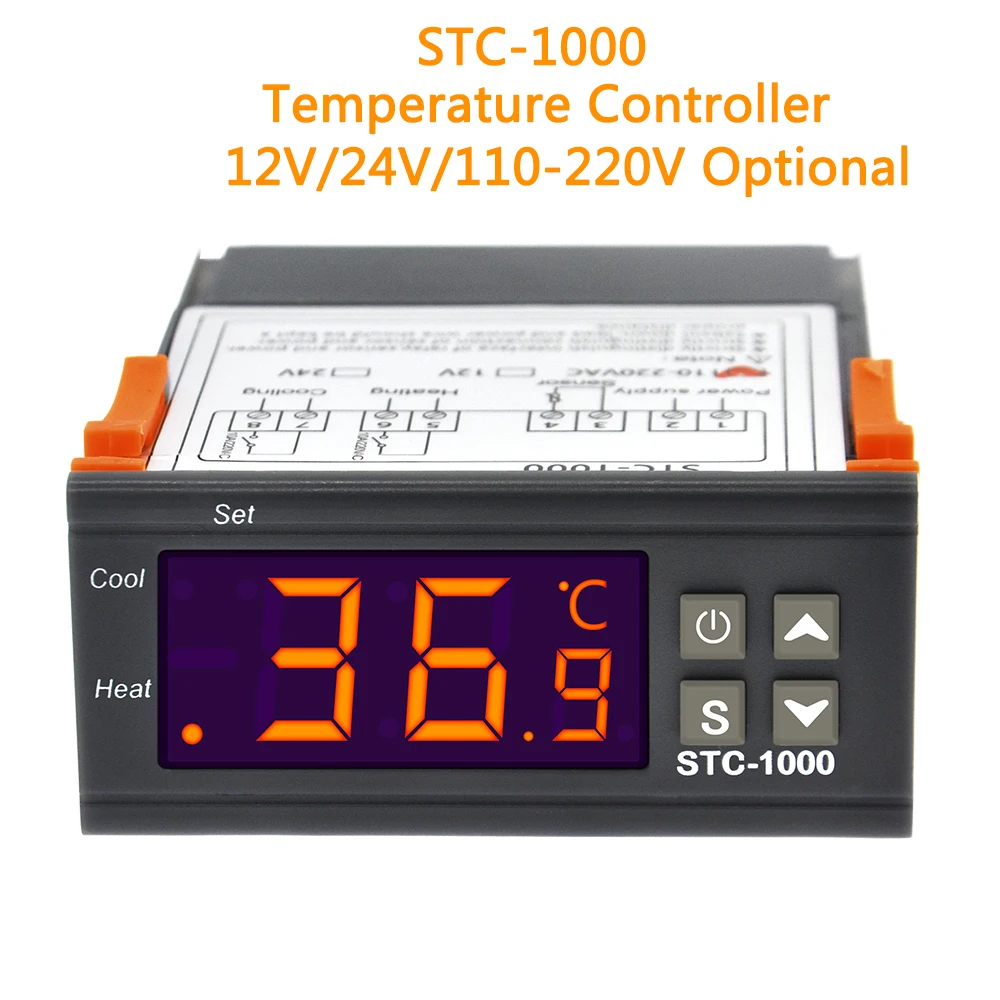 STC-1000 Termostat Regulátor Teploty Vykurovacej Ovládanie Chladenie Temp Control Thermoregulator pre Vajcia Inkubátor 12V/24V/220V