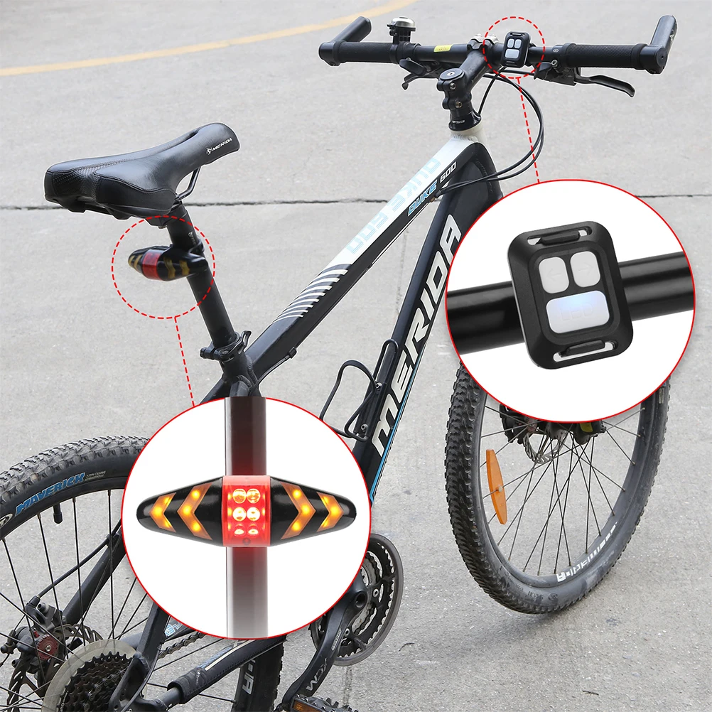 Svetlo na bicykel Bicykel Zase Signálneho Svetla Bezdrôtové Diaľkové Ovládanie na Bicykel zadné svetlo Cyklistické Svietidlo na Bicykel predné Svetlá na Bicykel