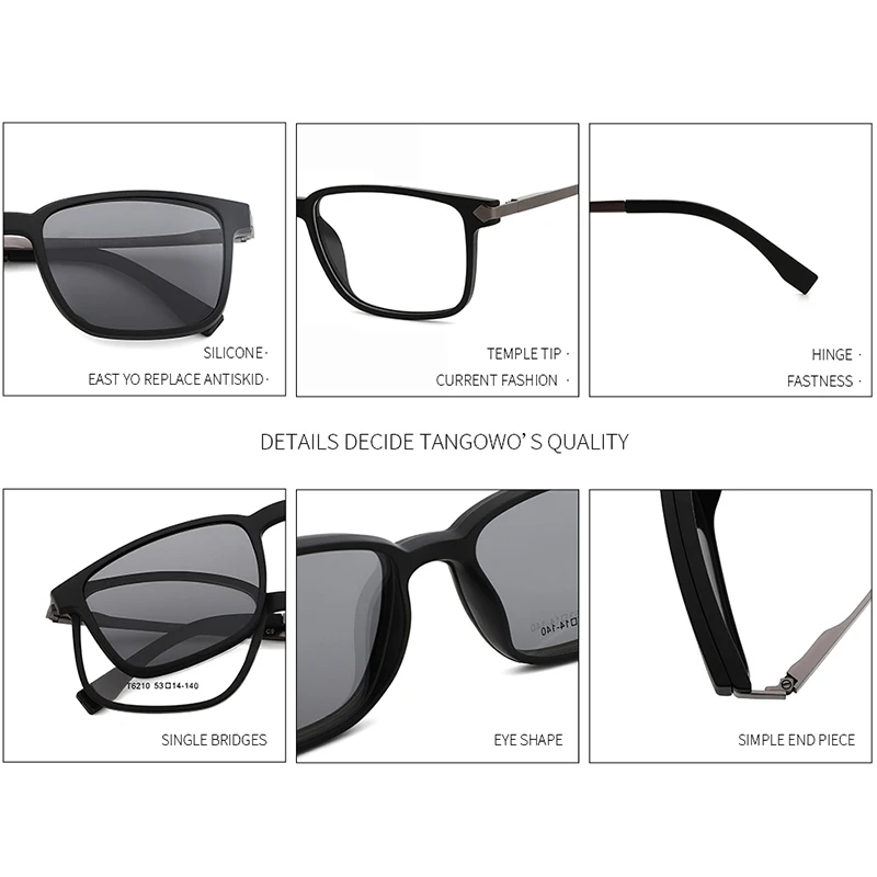 TANGOWO Dizajn Retro Muži Okuliare Klip na Okuliare pre Ženy Móda 2020 Optické Okuliare Rám Krátkozrakosť, Predpis Okuliarov