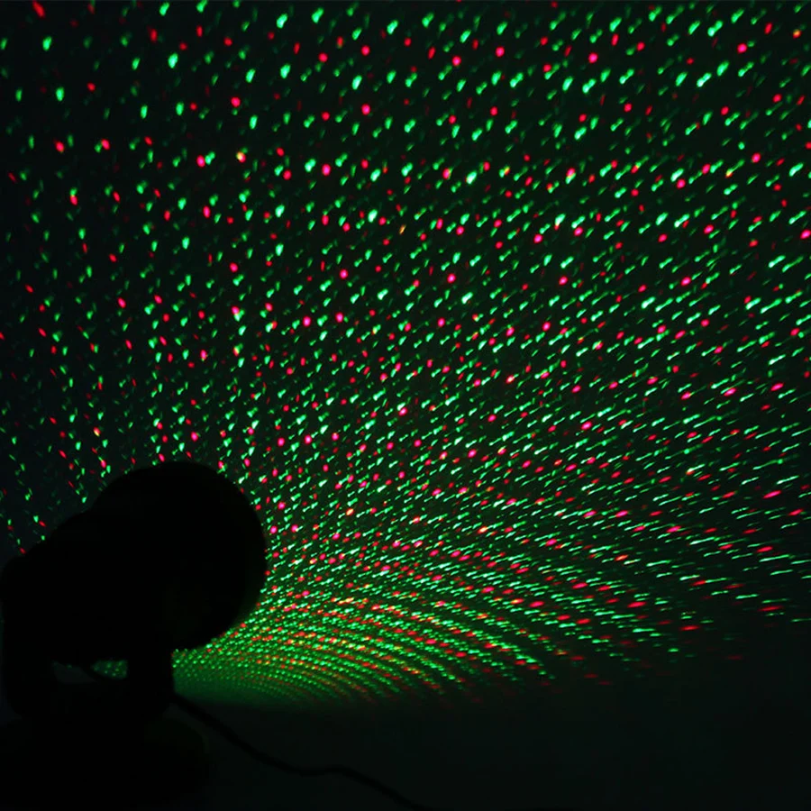 Thrisdar Vonkajšie RG Sky Star Vianočné Laserový Projektor Svietidlo Outdoor Záhrada, Hviezdna LED Reflektor, Zelená a Červená LED Fáze Svetlo
