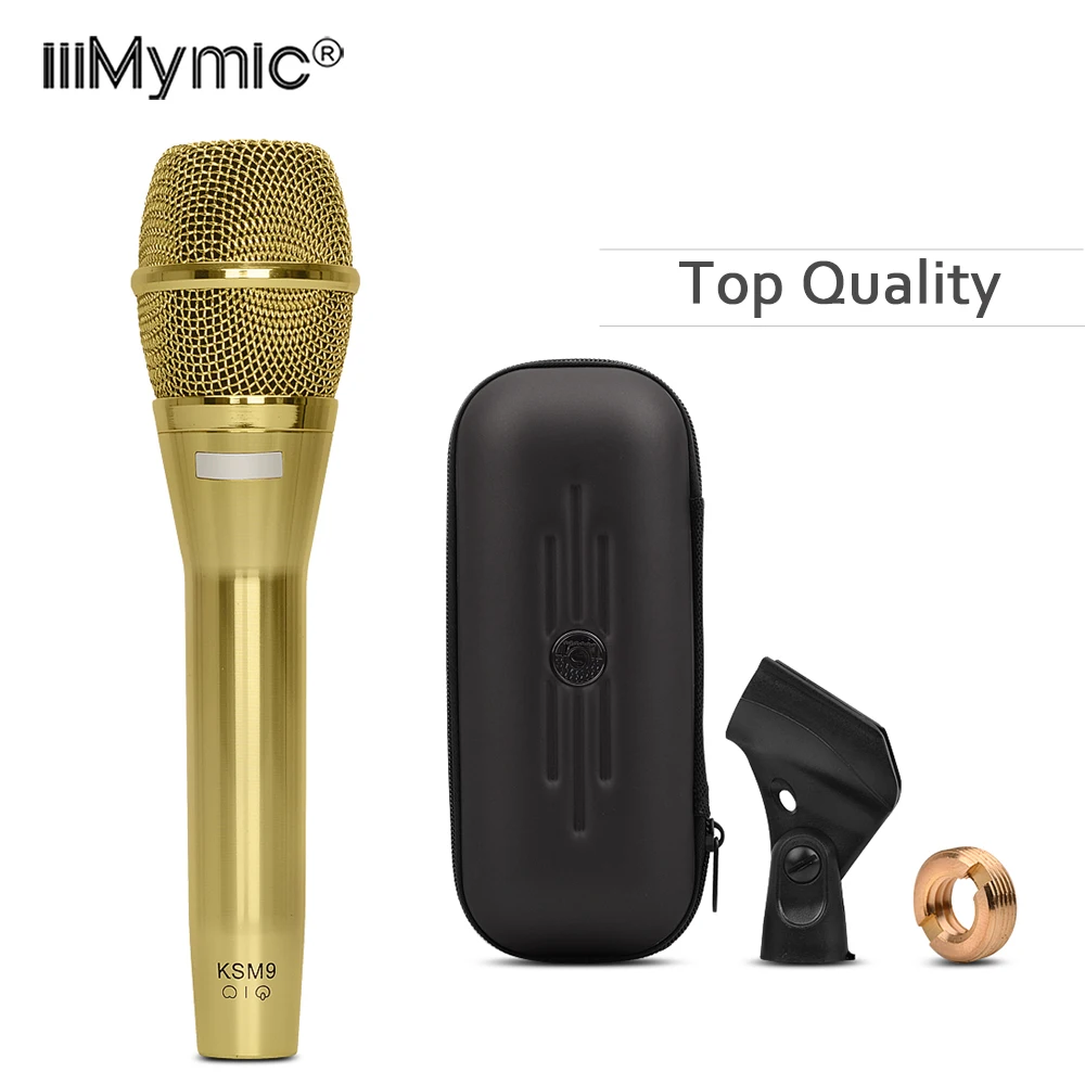 Top Kvalita K9 Klasické Drôtené Mikrofón !! Profesionálne K9/G Ručné Karaoke Vokály Super-Cardioid Dynamické Podcast Mic Mike