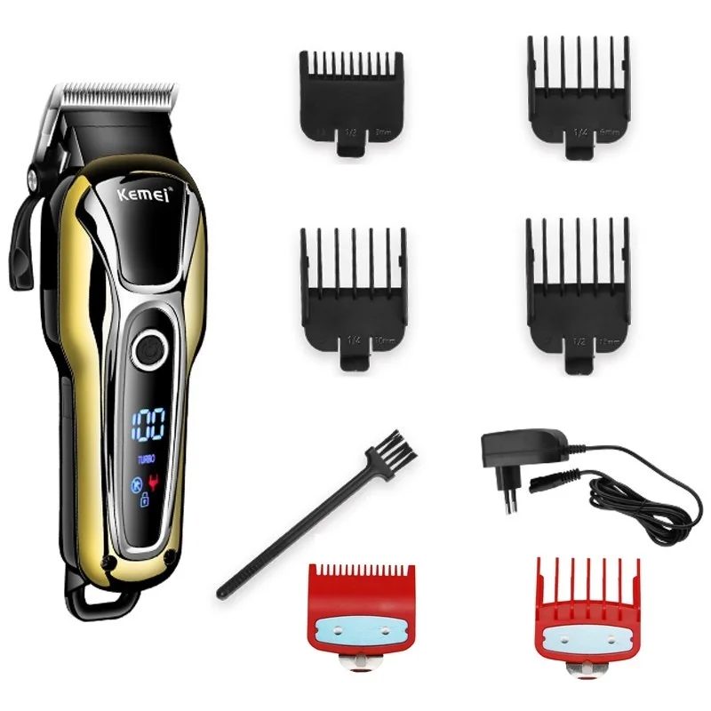 Turbo professional hair clipper šnúrový akumulátorový zastrihávač vlasov pre mužov elektrická rozbrusovacia píla vlasy rezací stroj účes holič nástroj