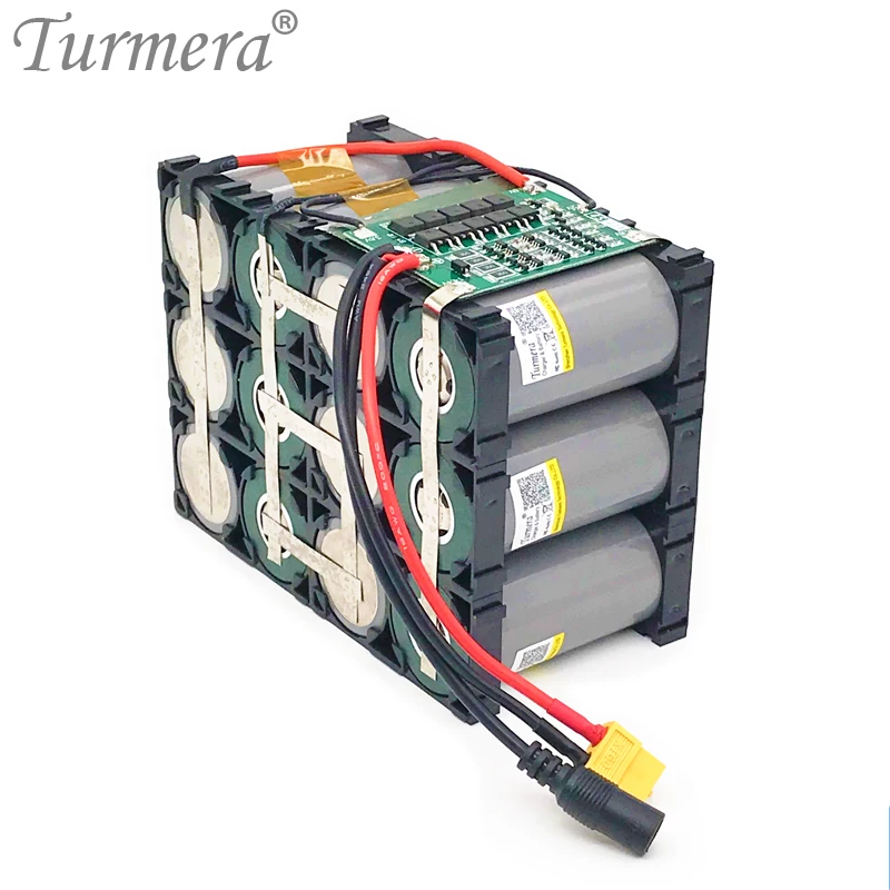 Turmera 32700 Lifepo4 Batérie 4S3P 12.8 V 21Ah 4S 40A Vyvážené BMS pre Elektrické Lode a Neprerušené Napájanie 12V XT90