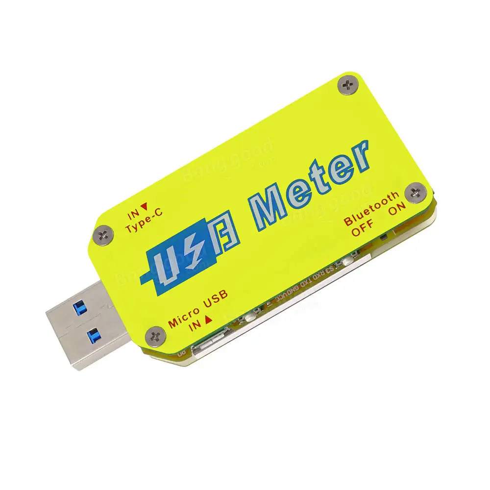 UM34C Pre APLIKÁCIU USB 3.0 Typ-C DC Voltmeter Ammeter Napätie Prúd Merač Nabitia Batérie Opatrenie Kábel Odpor Tester