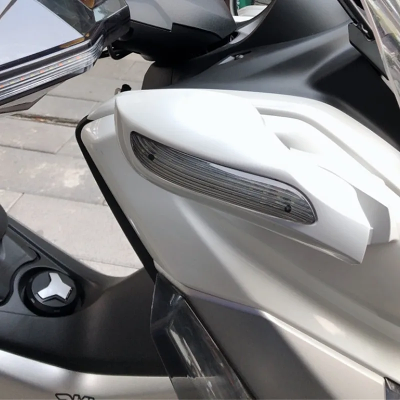 Upravený Motocykel NMAX skladacia led bočné spätné zrkadlo spätné zrkadlo späť zrkadla zrkadlá na yamaha nmax155 2016-2019