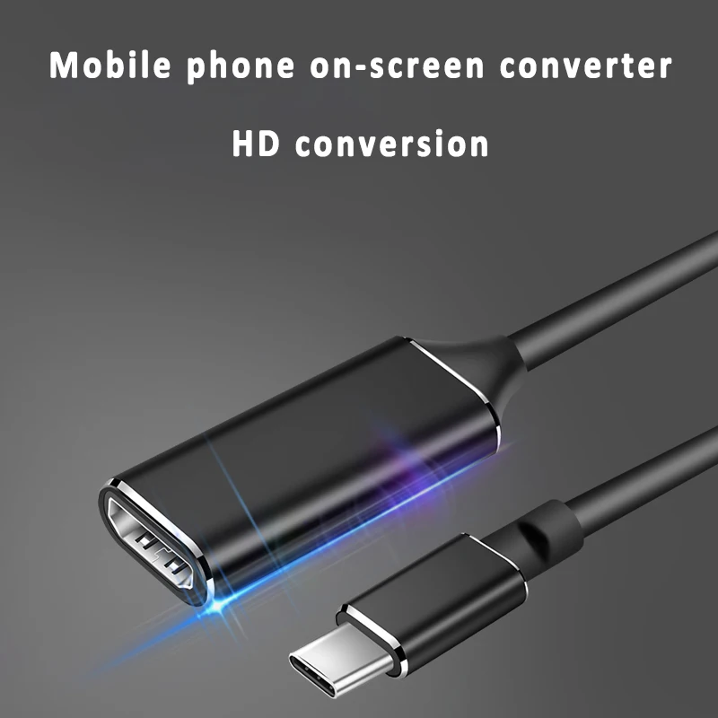 USB 3.1 Pre Adaptér HDMI Samec Samica Converter 4k 30hz Usb Typu C, Hdmi Kábel, Adaptér Pre PC, Počítač, TV Displej