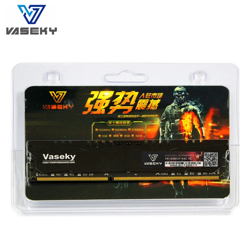 Vaseky 2 gb 4 GB 8 GB 4G 8G 2g PC Pamäte RAM Memoria Modul Ploche Počítača PC3 12800 DDR3 10600 1600MHZ 1333mhz 16gb 32gb