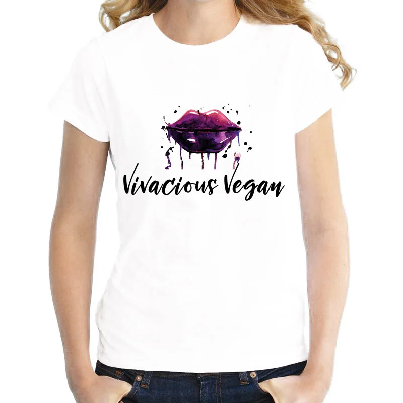 Vegánska Šťastný Prasiatko T-shirt Ženy Rastlín oblečenie vegetariánska kawaii o-neck t shirt vytlačené Krátky Rukáv žena bežné tričko