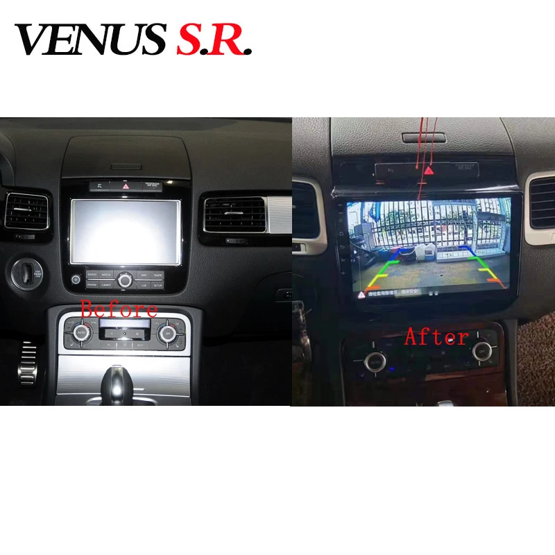 VenusSR Android 9.1 Auto DVD Prehrávač, GPS Navigácie, Multimédiá Pre Volkswagen Touareg 2011-2017 rádio auto stereo bluetooth, wifi