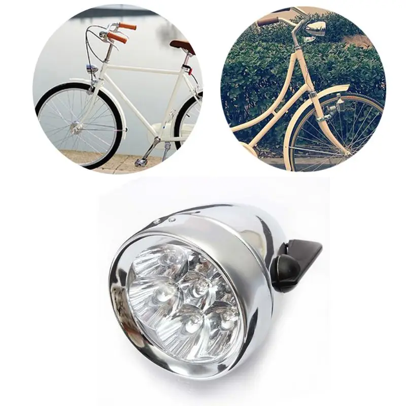 Vintage Retro Bicykel Bicykel Predné Svetlo Lampy 7 LED Fixie Bicykli Svetlometov